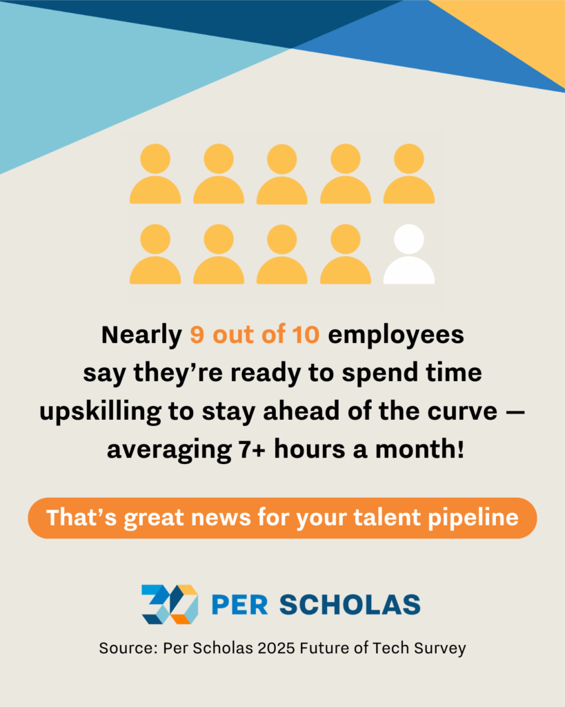 Employees are ready to upskill